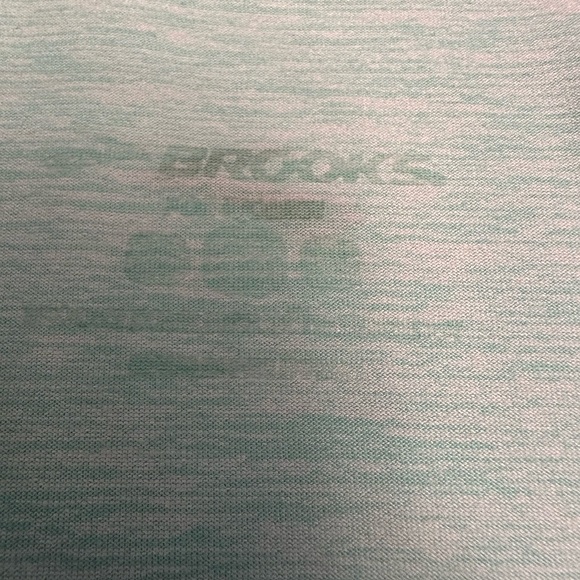 Women's Brooks 1/2 Zip Sweat-Wicking Long Sleeve Activewear Shirt Green Size L - Picture 3 of 10